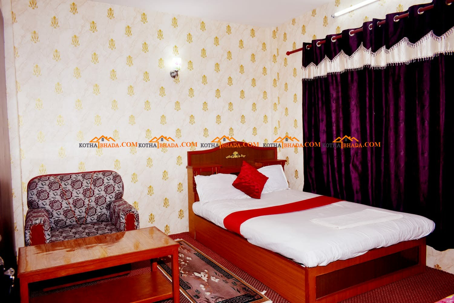 Furnished Single room with kitchen and attached bathroom, Raniban | Available for short & Long Term